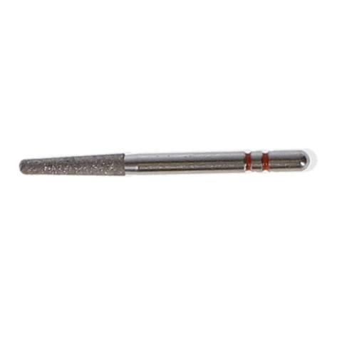 Two Striper TSZtech Diamond Burs, Round-End Taper, L770.8Z, 1.7 mm, Orange, Long Shank, 5/Pk, 2015880