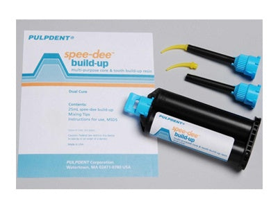 Spee-Dee Core Build-Up Material Dual-Cure Cartridge Kit, SBU, Core Material, Core Build-Up Material