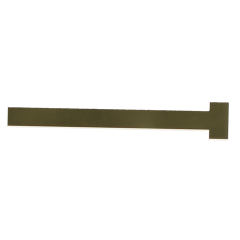 T-Bands, Straight/Narrow, Brass, 100/Pk, BTBS/N