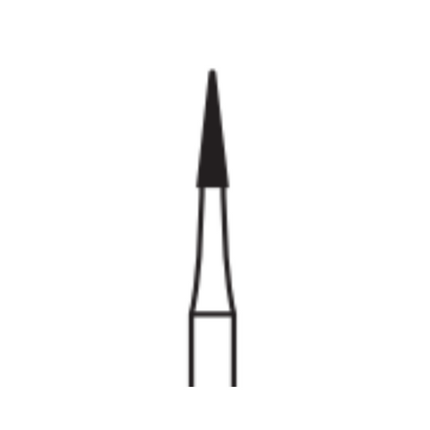 Robot Trimming & Finishing Carbide Burs, 8-Blade, FG, Flame, SH 133, 1.0 mm, 3/Pk, 0764-3