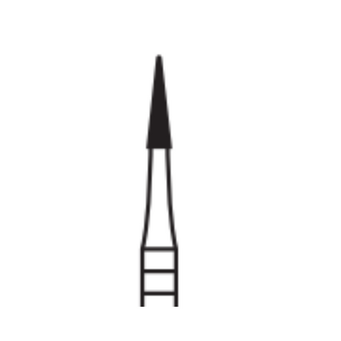 Robot Trimming & Finishing Carbide Burs, 30-Blade, FG, Flame, SH 133 UF, 1.0 mm, Ultra Fine, White, 3/Pk, 0766-3