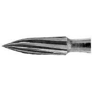 30-Blade Trimming & Finishing Carbide Burs, FG, Needle, # 9904, 5/Pk, 14314-5