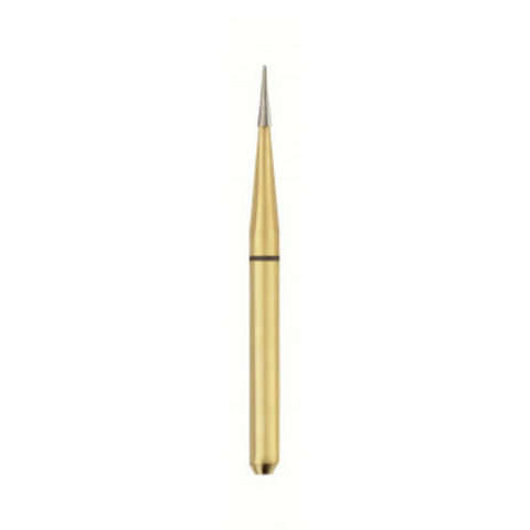 Safe End Series 10-Blade Carbide Burs, FG, Needle/Point End, SE4 4.0 mm, 5/Pk, 16007-5