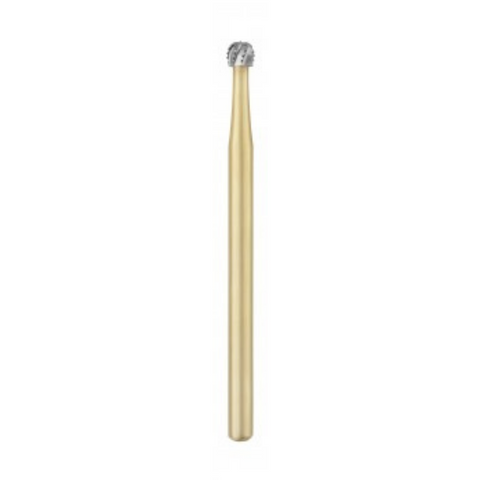 Great White Gold Series Carbide Burs, FGSL, Round, # 6R, 5/Pk, 18207-5
