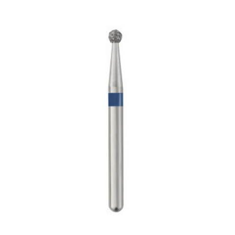 Piranha Diamond Single-Use Burs, FG, Round, # 801-016, 1.6 mm, Medium, Blue, 25/Pk, 801-016M