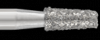 Piranha Diamond Single-Use Burs, FG, Modified Flat End Taper, # 845KR-018, 1.8 mm, Medium, Blue, 25/Pk, 845KR-018M