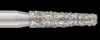 Piranha Diamond Single-Use Burs, FG, Modified Flat End Taper, # 846KR-016, 1.6 mm, Coarse, Green, 25/Pk, 846KR-016C