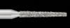 Piranha Diamond Single-Use Burs, FG, Flat End Taper, # 847-012, 1.2 mm, Medium, Blue, 25/Pk, 847-012M