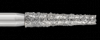 Piranha Diamond Single-Use Burs, FG, Flat End Taper, # 847, 1.8 mm, Super Coarse, Black, 25/Pk, 847-018SC