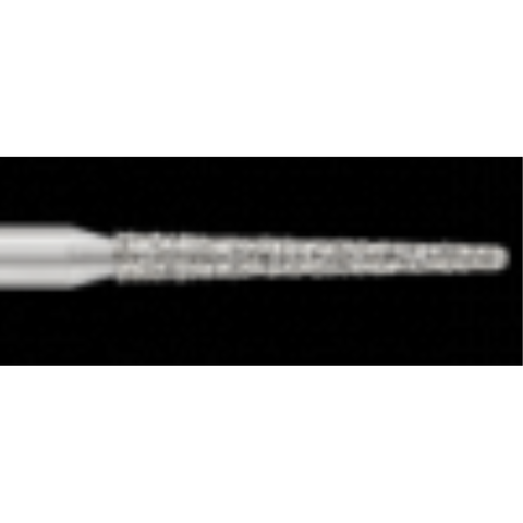 Piranha Diamond Single-Use Burs, FG, Round End Taper, # 850-014, 1.4 mm, Coarse, Green, 25/Pk, 850-014C
