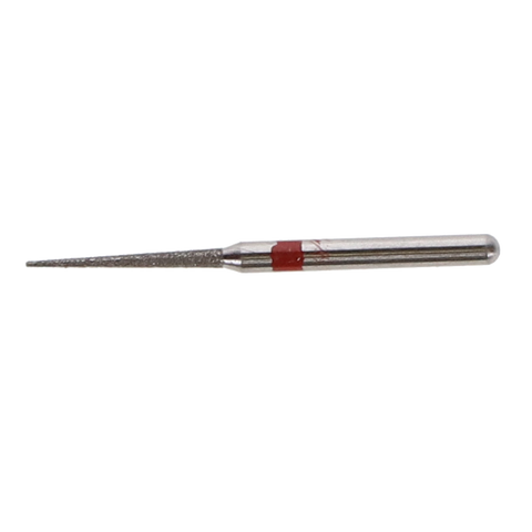 Piranha Diamond Single-Use Burs, FG, Needle, # 859-010, 1.0 mm, Fine, Red, 25/Pk, 859-010F