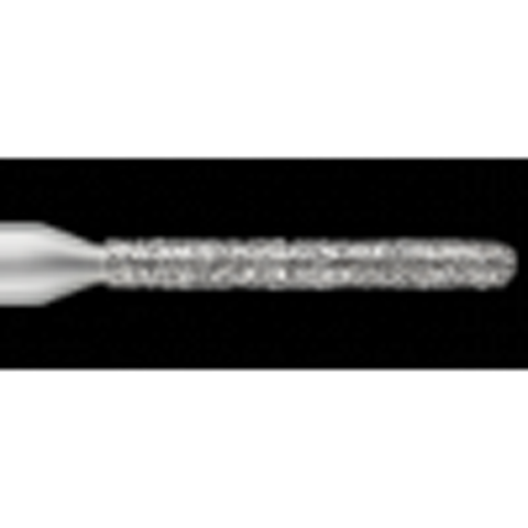 Piranha Diamond Single-Use Burs, FG, Round End Cylinder, # 881-010, 1.0 mm, Medium, Blue, 25/Pk, 881-010M