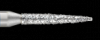 Piranha Diamond Burs, FG, Flame, # 888-012, 1.2 mm, Fine, Red, 25/Pk, 888-012F