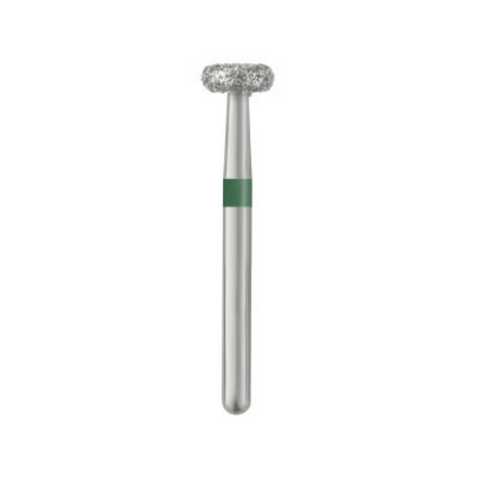 Piranha Diamond Burs, FG, Wheel, # 909-040, 4.0 mm, Coarse, Green, 25/Pk, 909-040C