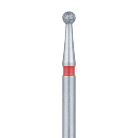 Revelation Diamond Burs, FG, Cone Round End, # 854, 1.6 mm, Fine, Red, 5/Pk, 934-2099AA