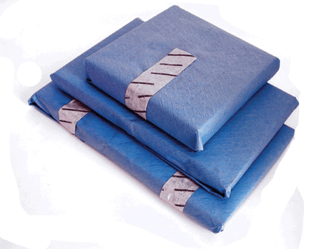 Sterilization Wraps, 18 x 18 in, Blue, 500/Pk, 960174