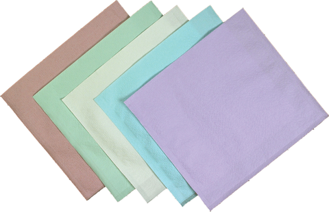 Choice Poly-Back Towels, 3-Ply Tissue, Waffle-Embossed, 13" x 18", Beige, 500/Pk, 917407