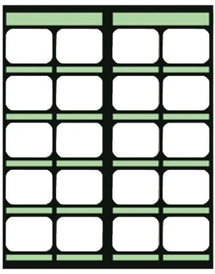 Trollmounts, TR20BW, # 2, 100/Pk, 11020600