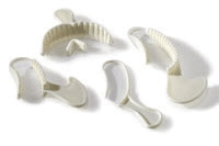 Sani-Trays Disposable Dual-Arch Impression Trays, Anterior, 35/Pk, 20000537