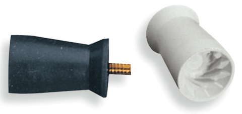 Turbo Prophy Cups, Screw Type, Soft, Gray, 720/Pk, 052105