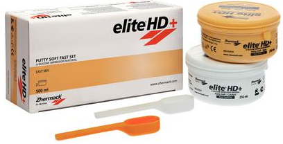 Elite HD Impression Material + Soft Putty, Fast Set, 50 ml, 2/Pk, C203010