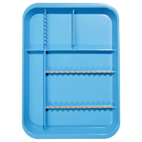 B-Lok Divided Setup Tray, Vibrant Blue, 1/Pk, 20Z451N