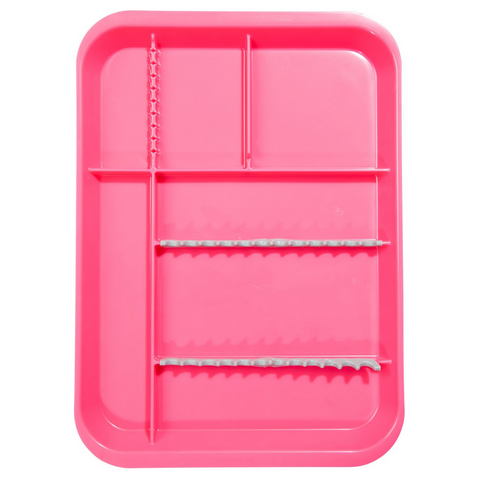 B-Lok Divided Setup Tray, Neon Pink, 1/Pk, 20Z451S