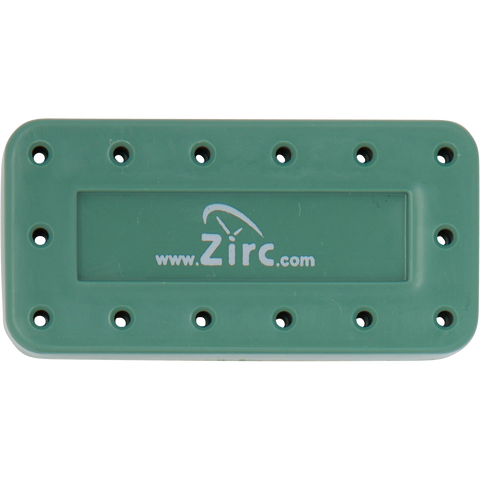 Magnetic Bur Block, 14-Hole, Green, 1/Pk, 50Z403D