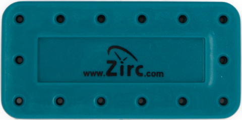 Magnetic Bur Block, 14-Hole, Teal, 1/Pk, 50Z403J