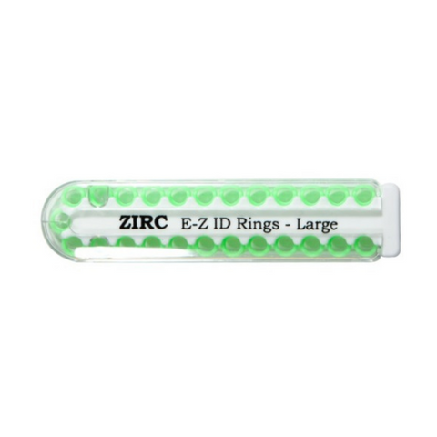 E-Z ID Instrument Rings, Large, Neon Green, 25/Pk, 70Z200P