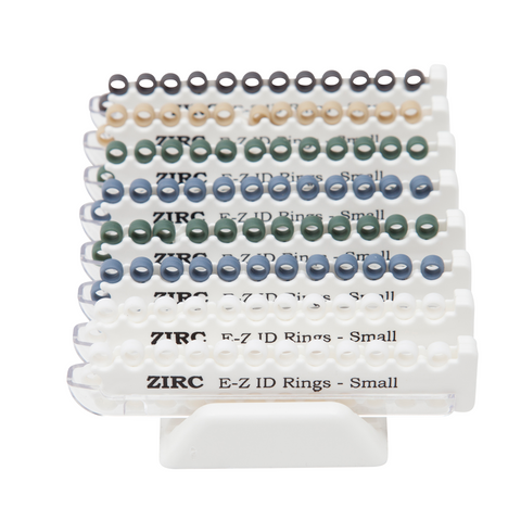 E-Z ID Instrument Rings, Small, Assorted Pastel, 200/Pk, 70Z105