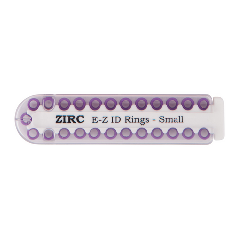 E-Z ID Instrument Rings, Small, Neon Purple, 25/Pk, 70Z100R