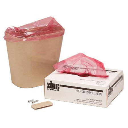 Handi Hopper Liners, 6 1/2" x 10 1/2", Clear, 100/Pk, 20Z410