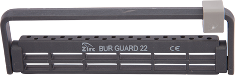 Steri-Bur Guard Plastic Bur Block, 22-Hole, Gray, 1/Pk, 50Z410I