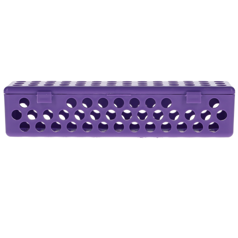 Steri-Container, Standard, 10 to 14 Instruments, 8 1/8" x 1 7/8" x 1 7/8", Neon Purple, 1/Pk, 50Z900R