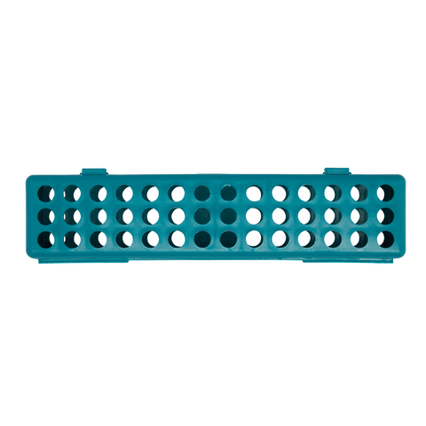 Steri-Container, Standard, 10 to 14 Instruments, 8 1/8" x 1 7/8" x 1 7/8", Teal, 1/Pk, 50Z900J