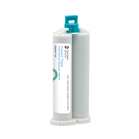 Aquasil Smart Wetting VPS Impression Material, Cartridge Refill, Rigid, Regular Set, 50 ml, Mint, Light Green, 4/Pk, 678350