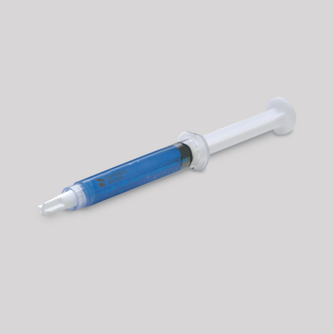 CAULK Tooth Conditioner Gel, 34% Phosphoric Acid, Syringe Kit, 3 ml, Blue, 2/Pk, 646125