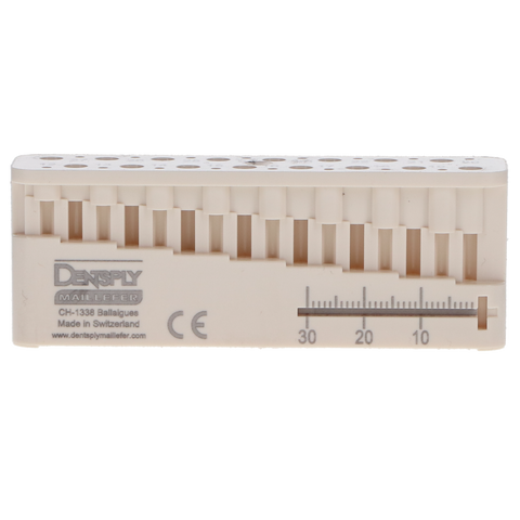 FileMate Plastic Endo Measuring Block, 32 Depth Guides Capacity, 1/Pk, 671677