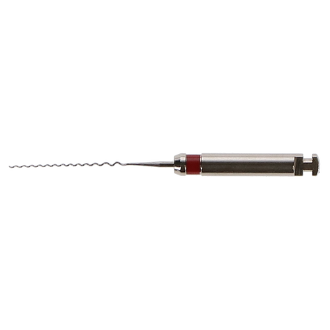 Lentulo Stainless Steel Spiral Fillers, RA, 17 mm, # 1, Red, 4/Pk
