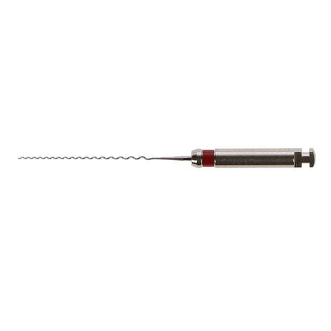 Lentulo Stainless Steel Spiral Fillers, RA, 21 mm, # 1, Red, 4/Pk