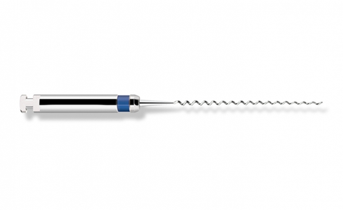 Lentulo Stainless Steel Spiral Fillers, RA, 25 mm, # 1, Red, 4/Pk