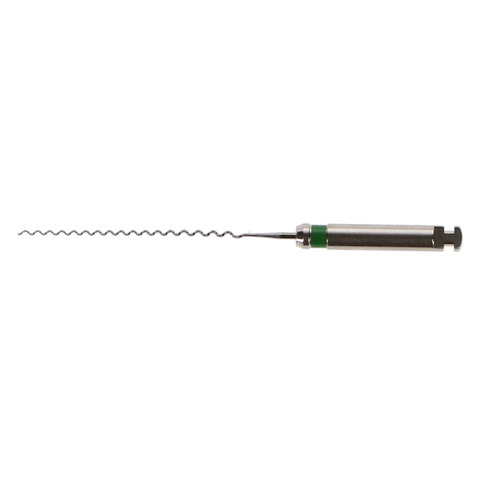 Lentulo Stainless Steel Spiral Fillers, RA, 25 mm, # 3, Green, 4/Pk, 671572