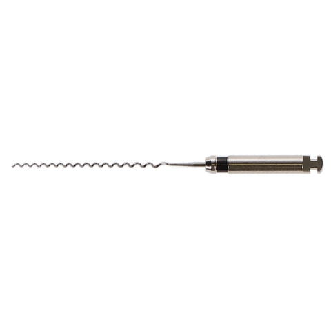 Lentulo Stainless Steel Spiral Fillers, RA, 25 mm, # 4, Black, 4/Pk