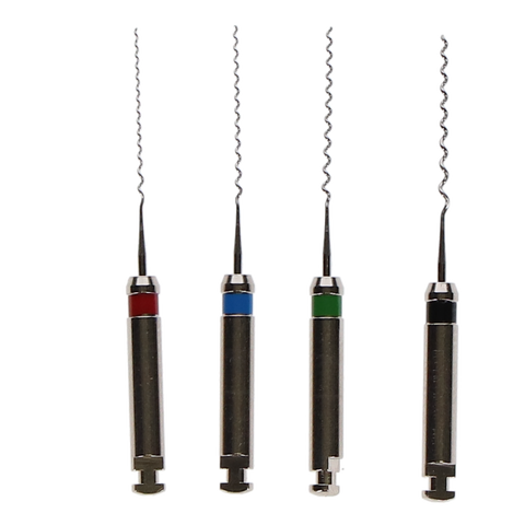 Lentulo Stainless Steel Spiral Fillers, RA, 17 mm, # 1-4, Assorted, 4/Pk