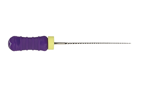 Ready-Steel FlexoFile Stainless Steel Hand File, Sterile, 31 mm, # 12, Pink/Purple, 6/Pk, 6831231