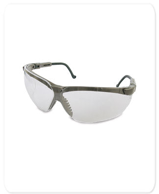 UVEX Genesis Eyewear, Clear Lens, Vapor Blue Frame, 1/Pk