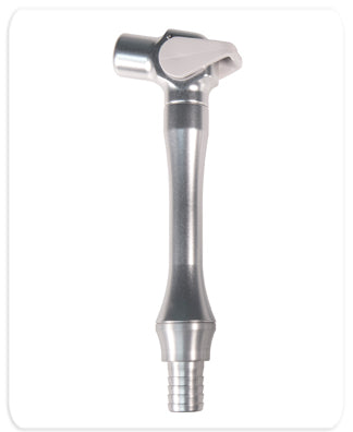 Bull Frog Ergo Vac 110Â° HVE Handpiece, with 1/2" Swivel Tubing Adapter, Aluminum, 1/Pk, B11171