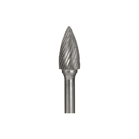920 Laboratory Spiral Cut Carbide Burs, Flame, # C 1/2, 1/Pk