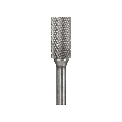 920 Laboratory Spiral Cut Carbide Burs, Cylinder, # E 1/2, 1/Pk